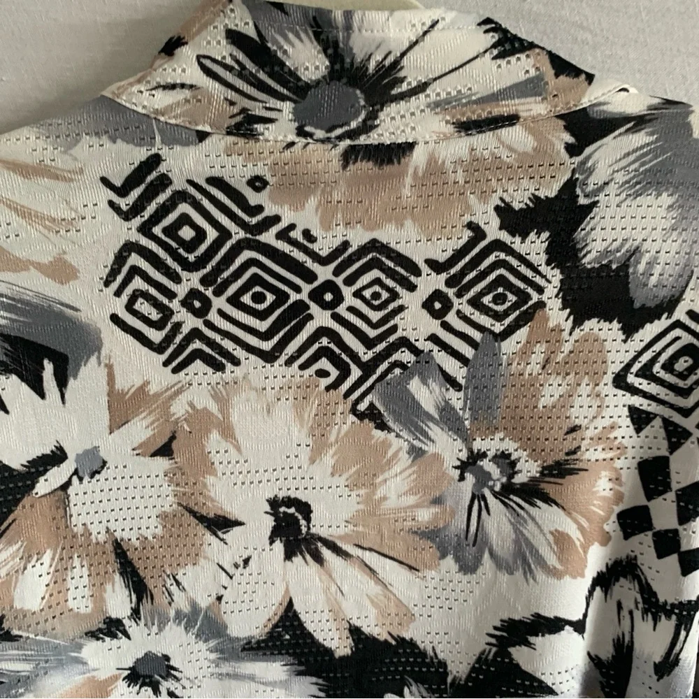 Alfred Dunner Floral Zip Up Sweater Size Large - Picture 12 of 12
